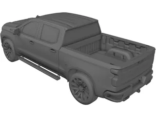 Chevrolet Silverado (2020) 3D Model preview