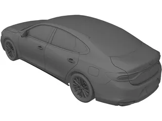 Hyundai Azera (2018) 3D Model preview