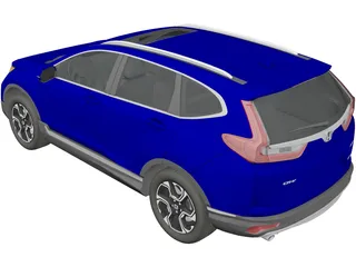 Honda CR-V Touring (2020) 3D Model preview