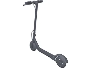 Electric Scooter 3D Model preview