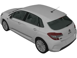 Citroen C4 (2011) 3D Model preview
