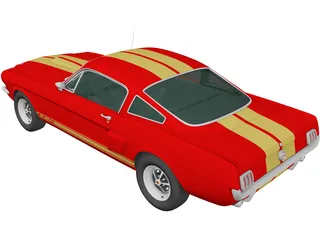 Ford Mustang GT350 (1969) 3D Model preview