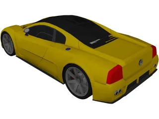 Volkswagen W12 Syncro (1997) 3D Model preview