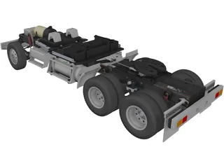 Tamiya Truck Chassis 3D Model preview