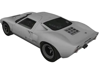 Ford GT40 3D Model preview