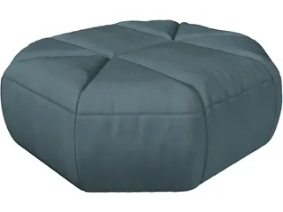 Cloud Pouf 3D Model preview