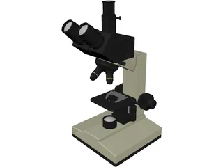Microscope 3D Model preview