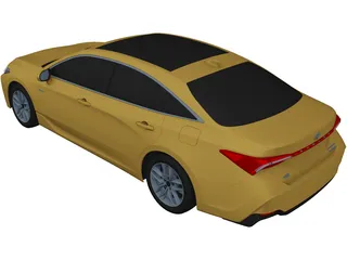 Toyota Avalon (2018) 3D Model preview