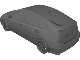 Toyota Prius (2003) 3D Model preview