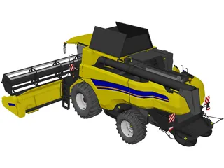 New Holland CX8 3D Model preview