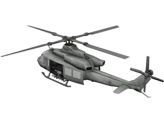 Bell UH-1Y Venom 3D Model preview