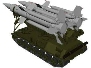 SA-4 Ganef 3D Model preview