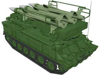 SA-6 Gainful 3D Model preview