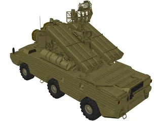 SA-8 Gecko 3D Model preview