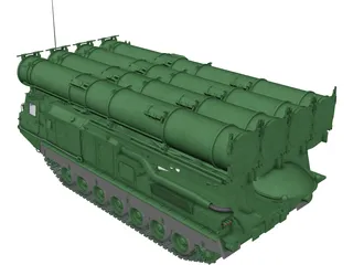 SA-12a-23a Gladiator TELAR 3D Model preview