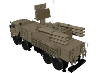 SA-22 Greyhound 3D Model preview