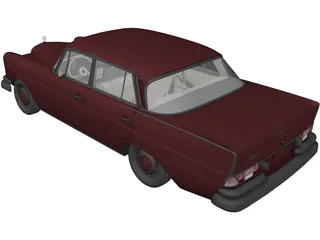 Mercedes-Benz 220S [W111] (1964) 3D Model preview