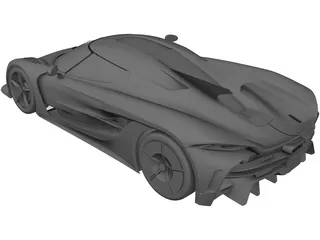 Koenigsegg Jesko Absolut (2020) 3D Model preview