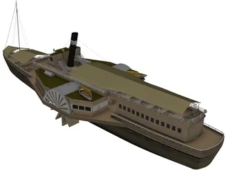 Boat 3D Model preview