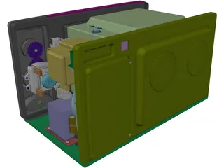 Microwave Oven 3D Model preview