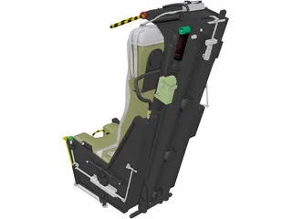 Mk7 Ejection Seat 3D Model preview