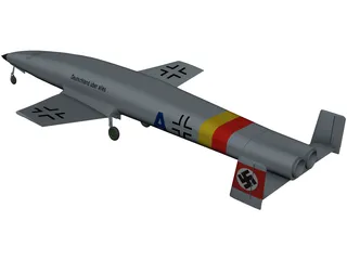 Sanger Amerika Bomber 3D Model preview