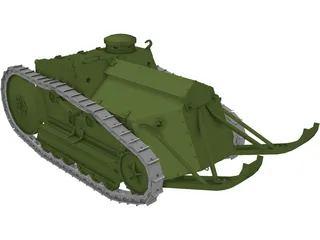 Ford M1918 3D Model preview