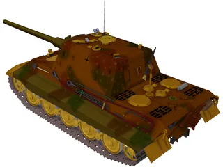 Jagdtiger 1 3D Model preview
