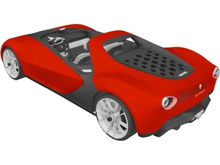 Ferrari Sergio Concept (2013) 3D Model preview