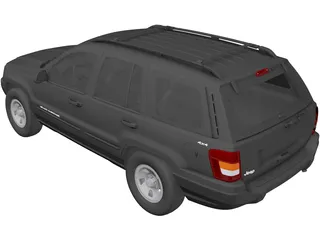 Jeep Grand Cherokee (1999) 3D Model preview