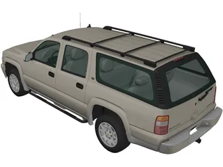 Chevrolet Suburban LT (2005) 3D Model preview