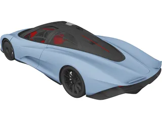 McLaren Speedtail (2018) 3D Model preview