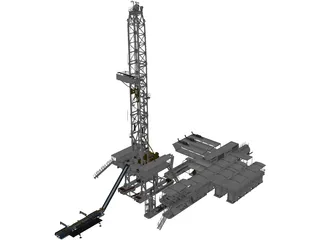 Land Rig 3D Model preview
