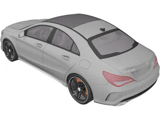 Mercedes-Benz CLA 250 (2013) 3D Model preview