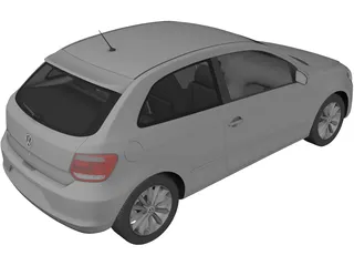 Volkwagen Gol (2013) 3D Model preview