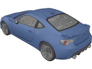 Subaru BRZ [FA20] (2014) 3D Model preview
