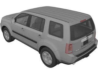 Honda Pilot (2014) 3D Model preview