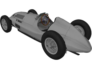 Mercedes-Benz W165 (1939) 3D Model preview