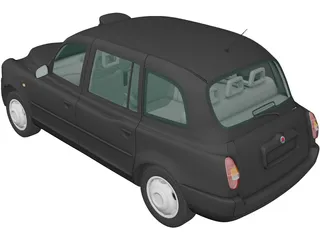 LTI TX4 London Taxi (2006) 3D Model preview