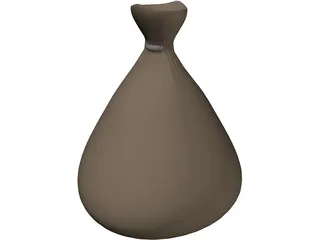 Moneybag 3D Model preview