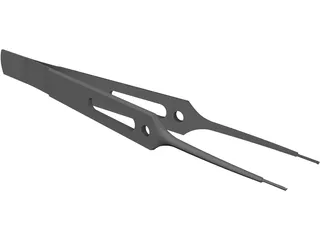 Forceps for Eye Surgery 3D Model preview