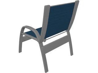 Beach Chair 3D Model preview