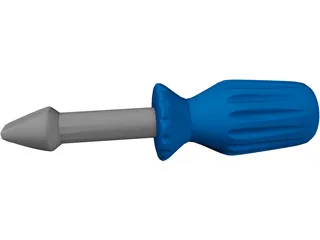 Toy Screwdriver 3D Model preview