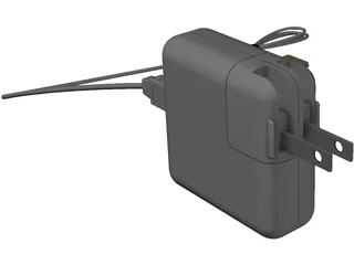 Apple iPhone Charger 3D Model preview