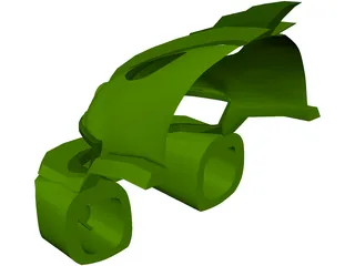 Bionicle Kanohi Miru Nuva Mask 3D Model preview