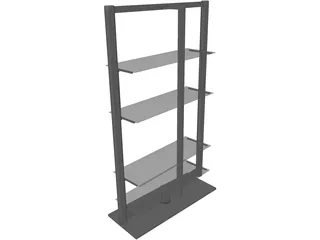 TV Stand 3D Model preview