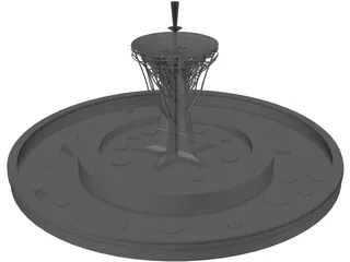 Big Fountain Model 3D Model preview