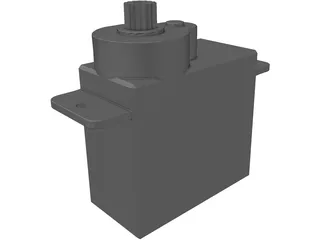 RC HS-55 Servo 3D Model preview