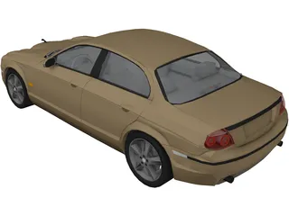 Jaguar S-Type 3D Model preview