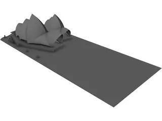 Syndey Opera House 3D Model preview